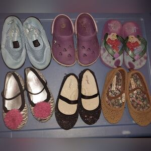 Little Girl's shoes bundle size 7